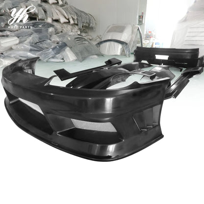 FRP S15 Complete Bodykit Front Rear Bumper Side Skirts for Nissan Silvia S15 Coupe Spec-R 1999-2002 Tuning Parts
