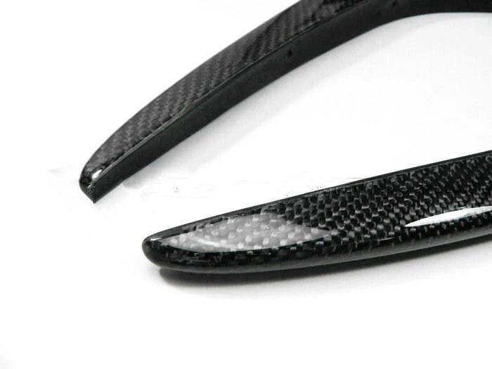 Yuhang Auto Select Style Carbon Fiber Front Bumper Canards Splitter Flaps for 2009-2011 Nissan Skyline GT-R R35 One Pair