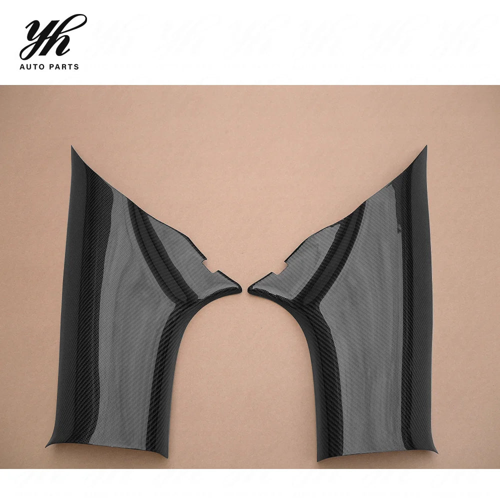 For EVO10 Carbon Fiber Seatbelt Cover Trim Pair