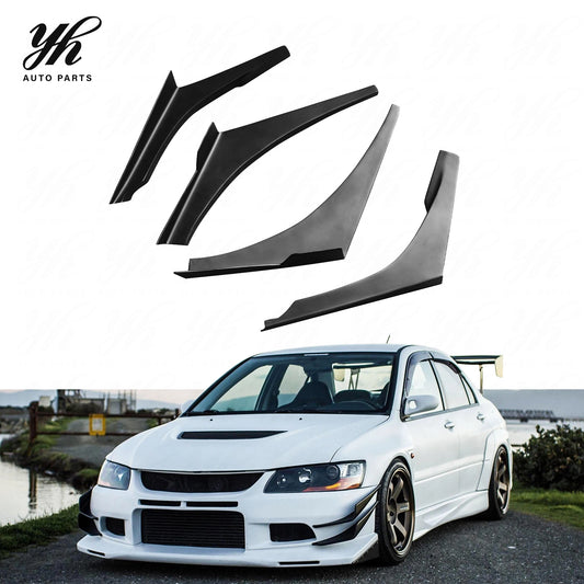 4pcs FRP Track Canards for Lancer Evolution 7-9 EVO Custom Performance Enhancement Model