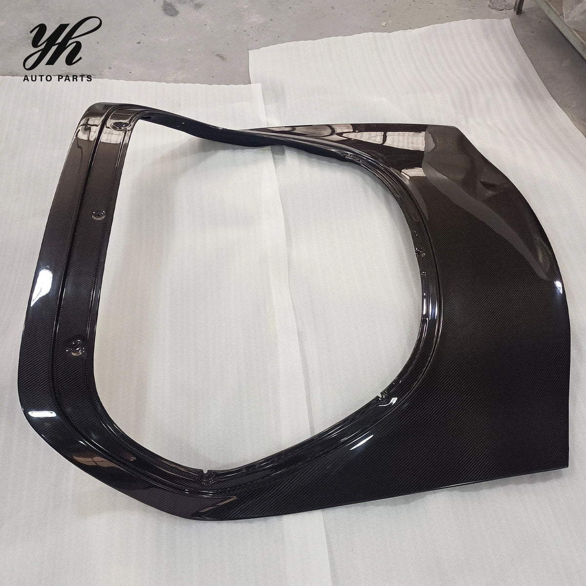 Glossy Carbon Fiber Rear Hatch Trunk Lid Tailgate Boot Cover for Mazda RX-7 RX7 FD3S 1992-1997 OEM Style Tuning