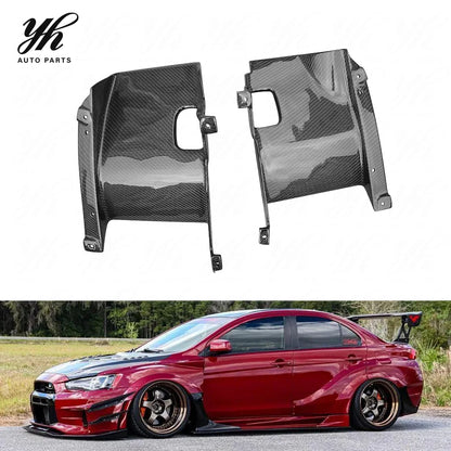 Carbon Fiber Evolution 10 EVO X INTERCOOLER PLATE (pair) CF