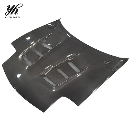 New FRP Bonnet Hood for RX7 FD 3S RE Style Carbon Fiber with High Gloss Finish and Perfect Fitment