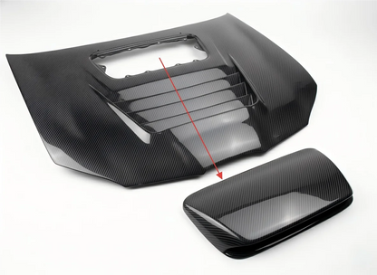 New YH Carbon Fiber OEM Bonnet Scoop for 06-07 GDC WRX 9
