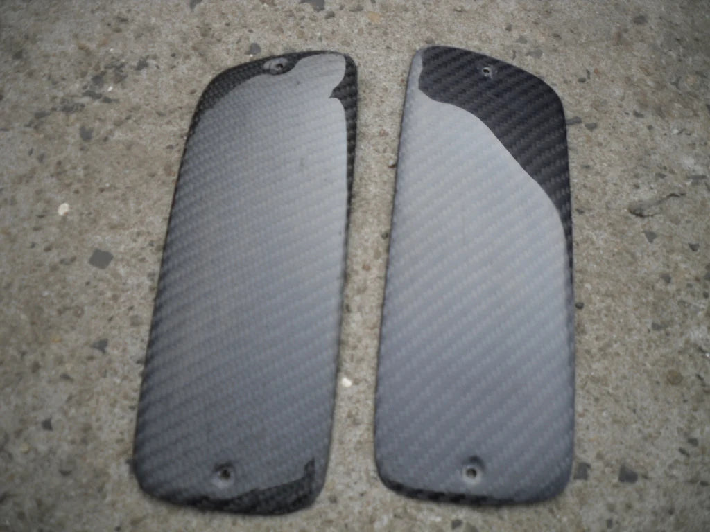 For  MK4 JZ80 TRD Style Rear Trunk Spoiler End  (pair) CF Carbon Fiber