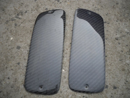 For  MK4 JZ80 TRD Style Rear Trunk Spoiler End  (pair) CF Carbon Fiber