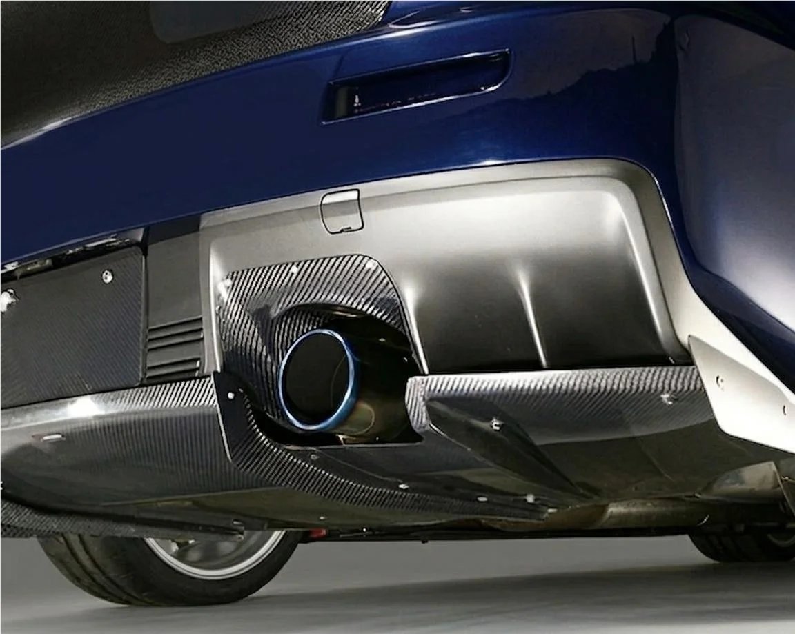 Auto Bodykit CF Carbon Fiber Rear Bumper Exhaust Heatshield for 08-12 Lancer Evolution X EVO 10
