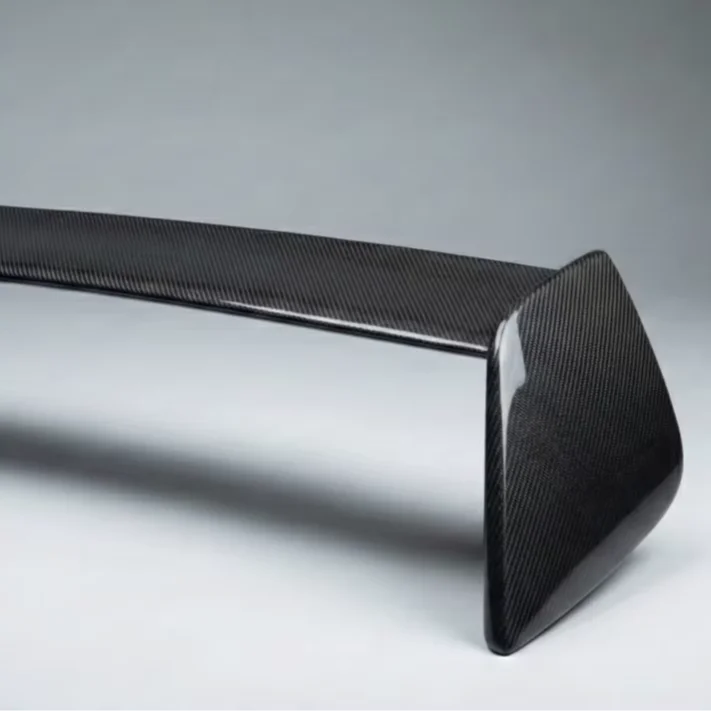Carbon Fiber FQ Type Rear Spoiler with FRP Legs Single Deck High Glossy Finish for 2001-2007 Mitsubishi Lancer Evolution 7-9