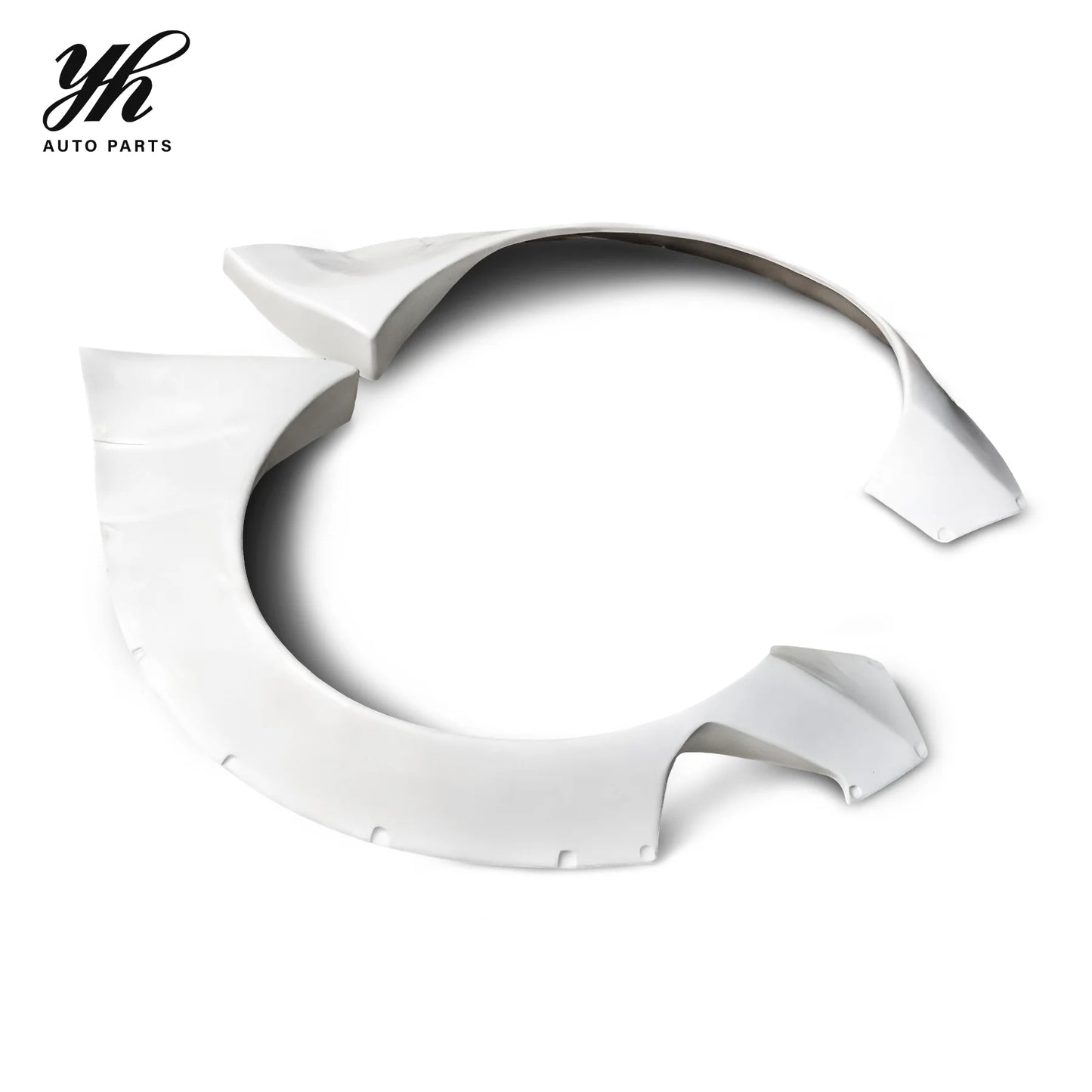 For for 1999-2002 S15 Silvia Rocket Bunny Black High Polished Glass Fiber Rear Fender FRP Yuhang