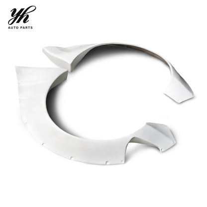 For for 1999-2002 S15 Silvia Rocket Bunny Black High Polished Glass Fiber Rear Fender FRP Yuhang
