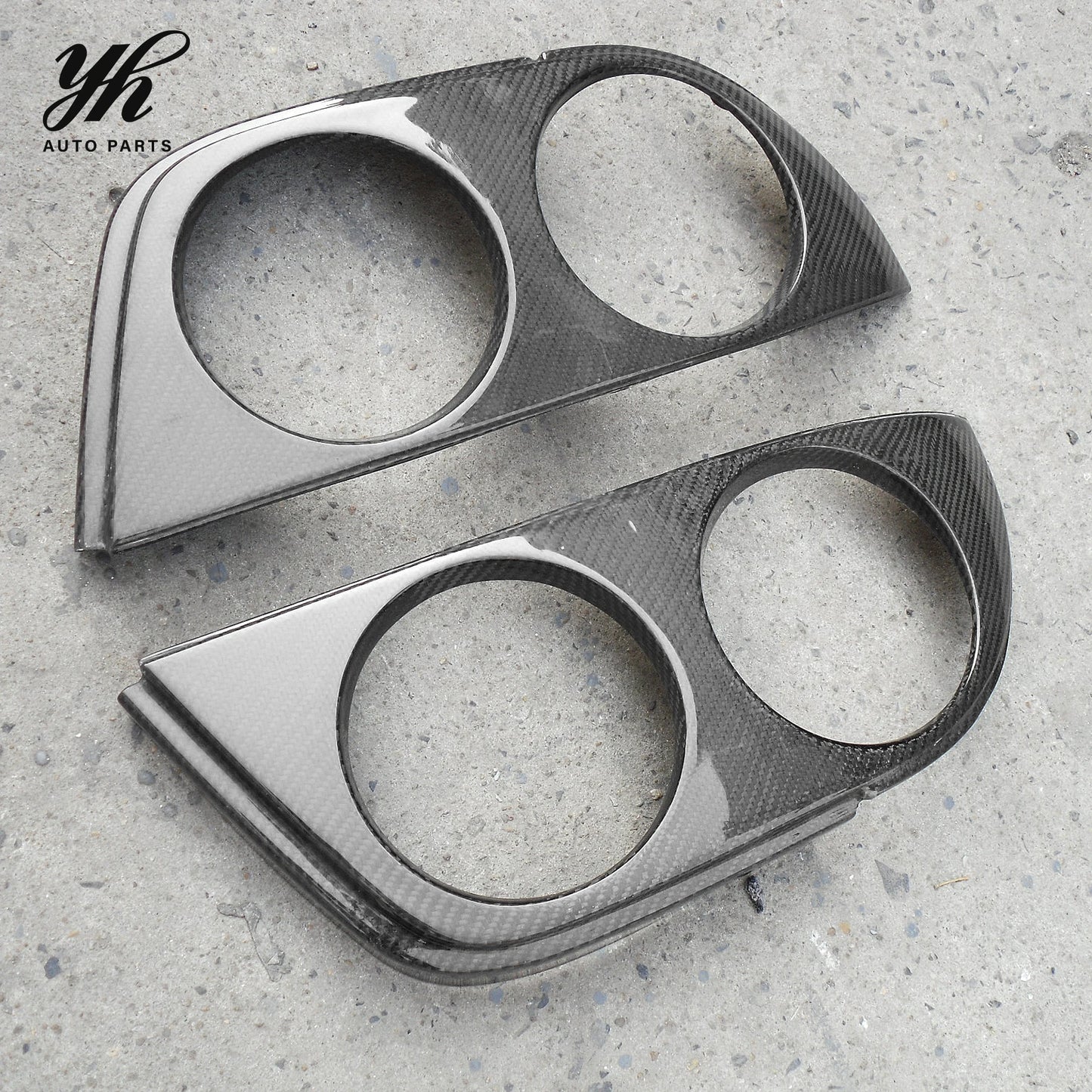 For Skyline R33 GTR GTS Rear Lamp Light Cover (pair) CF Carbon Fiber