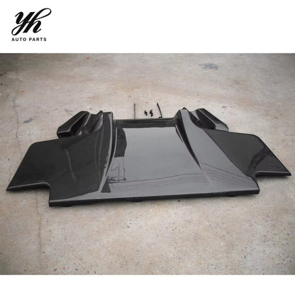 Glass Fiber GFRP Rear Diffuser 3pcs with Metal Fitting Accessories Kit Fit for 1995-1998 Skyline R33 GTR TS Top-Secret