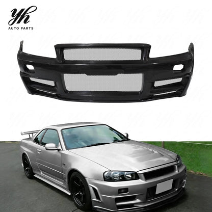 Carbon Fiber Front Bumper for CF 1999-2002 Skyline R34 GTR NI  Z-Tune Style