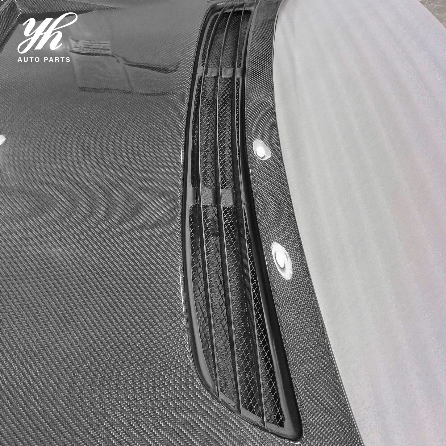 For S14 Early Dmax Carbon Fiber Engine Hood Bonnet