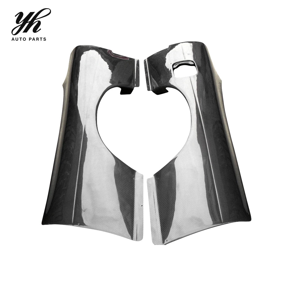3K Twill Carbon Fiber Rear Over Fenders +50mm Widebody Flares for Nissan 180SX RS13 S13 240SX Hatchback Tuning