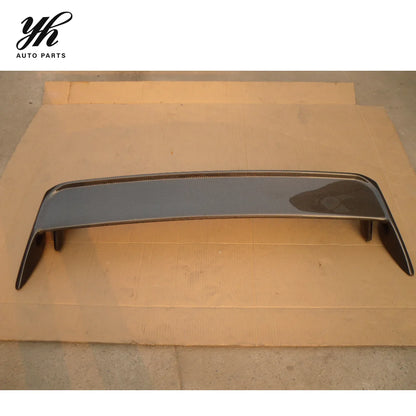 Black Rear Spoiler Carbon Fiber with 3k Twill Weave for 1989-1994 R32 GTR GTS OEM Style Perfect Fit
