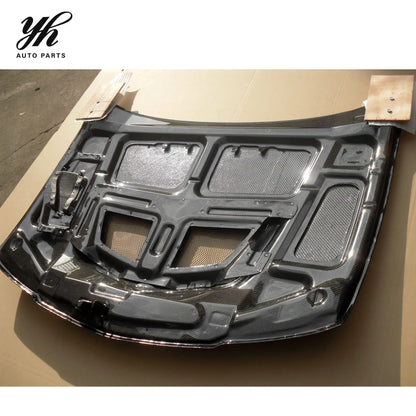 New Yuhang High Quality Black 3K Twill Weave Carbon Fiber Bonnet for EVO 5 6 with