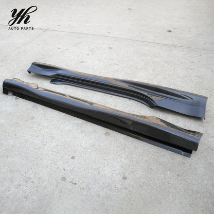 Yuhang High Quality New Black Replacement Side Skirts for 2008-2009 for 350Z Z33 Fairlady Nismo Version 1&2 Carbon Fiber