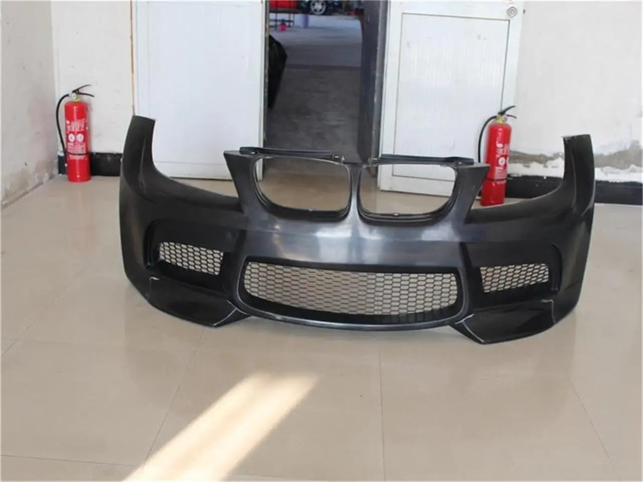 New for 3 Series E90 Conversion White Wide Body Kit Glass Fiber Front/Rear Bumpers Side Skirts Rear Lip Fenders 100%