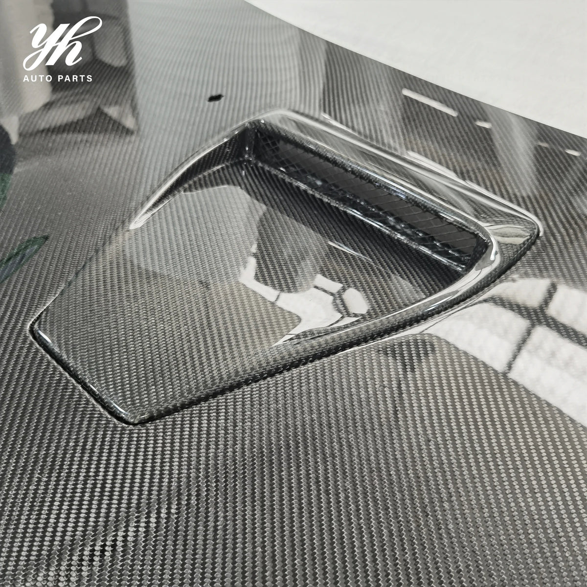 OEM Replacement Carbon Fiber Hood Bonnet CF Body Parts for 2008-2012 Lancer Evolution EVO 10 X