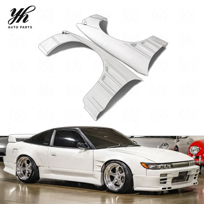 Glass Fiber Front Fender for Nissan S13 PS13 BN-Sports Style +25mm Wider