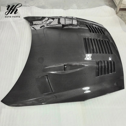 Car Carbon Fiber Hood Bonnet CF Fit for 2008-2014 Skyline R35 GTR GT-R CBA DBA GTII Style