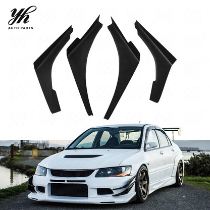 4pcs FRP Track Canards for Lancer Evolution 7-9 EVO Custom Performance Enhancement Model