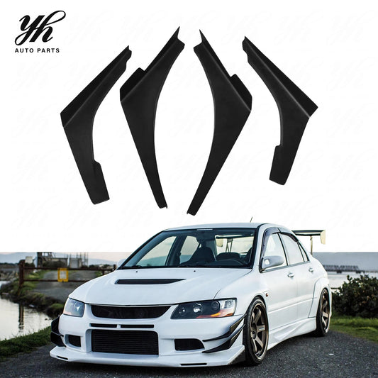 4pcs FRP Track Canards for Lancer Evolution 7-9 EVO Custom Performance Enhancement Model