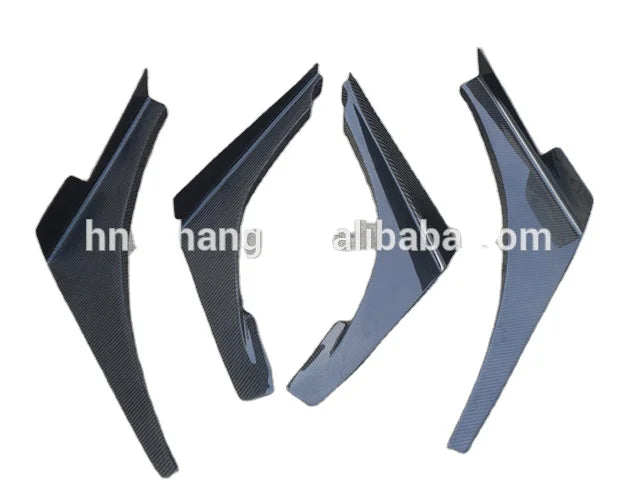 Carbon Fiber OEM Front Bumper 4pcs Splitter Front Bumper Canardsfor Evolution Evo 7 CF