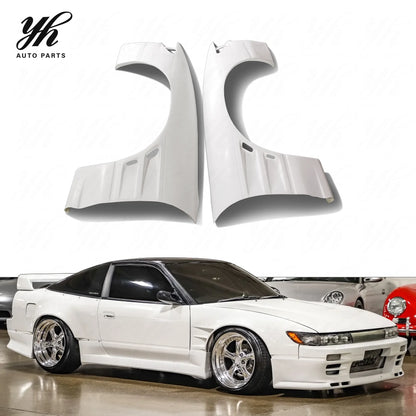 Glass Fiber Front Fender for Nissan S13 PS13 BN-Sports Style +25mm Wider
