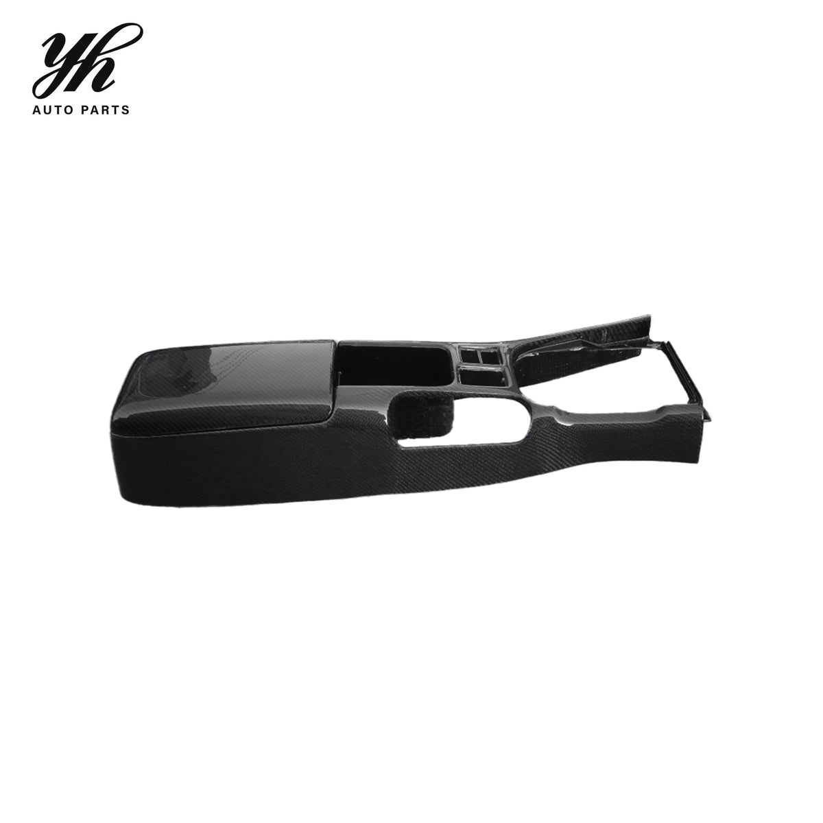High Quality High Gloss Carbon Fiber RHD Centre Console Replacement WITH/ Armrest Cover for S14/S14A