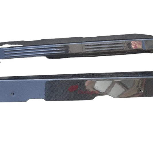 For 2005-2009 Ferrari F430 Style Door Sill Carbon Fiber-Black High Gloss Finish Yuhang Brand