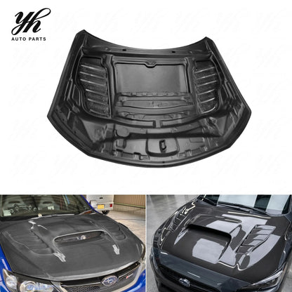 For GRB GVB WRX STI OEM Style Hood Bonnet Carbon Fiber