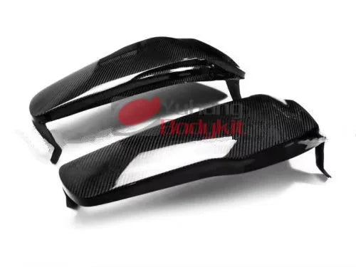 Carbon Fiber Car Headlight Block Out Off Panel (Pair) for Lancer Evolution EVO 10 X