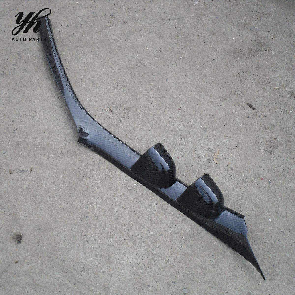 Glossy Carbon Fiber RHD A Pillar Dual Gauge Dash Pod Window Trim for 1995-1998 Nissan Skyline R33 GTR GTS-T