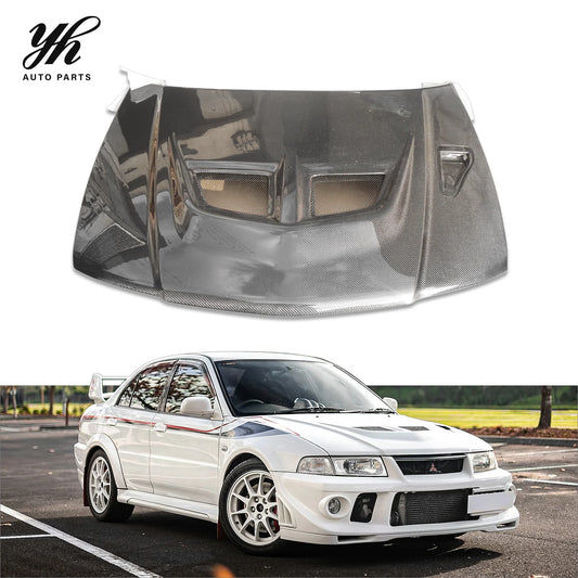Factory Direct Sales Perfect Fit Carbon Fiber Evolution Evo 5 6 OEM Style Hood CF