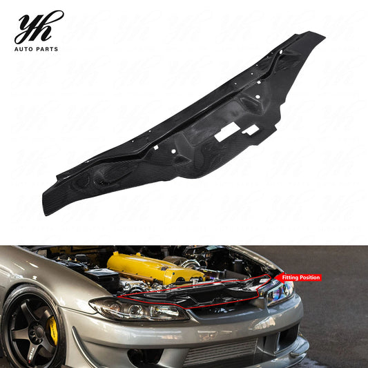Yuhang High Quality Black Factory-Direct Cooling Panel for 1997-1998 S14A Silvia 200SX 240SX with Carbon Fiber