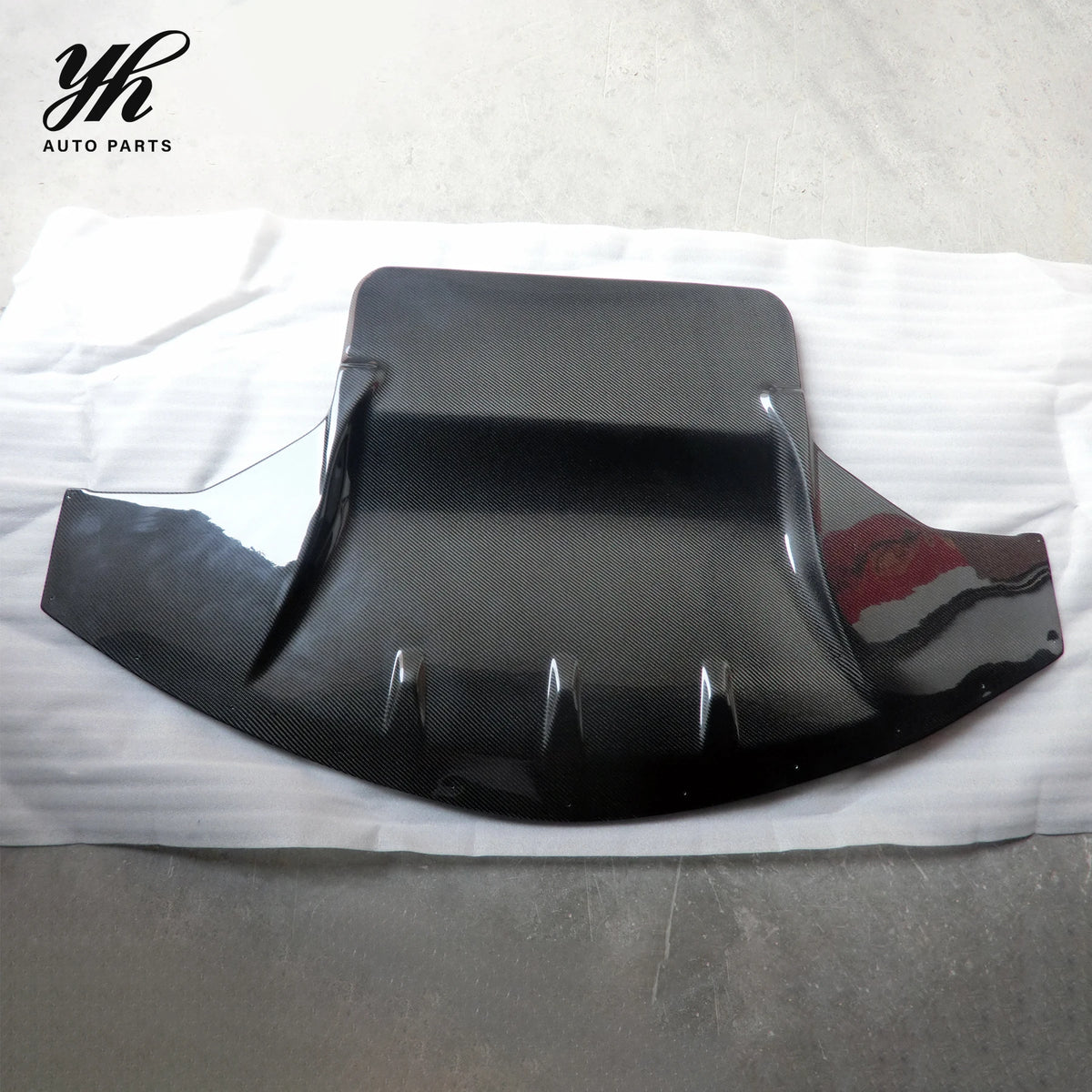 Yuhang High Quality Black for 1992-1997 RX7 FD3S RE-GT Front Diffuser Carbon Fiber Easy Installation Made in China Fast