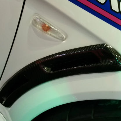 For EVO X EVO 10 V-style Carbon Fiber Front Fender Vents