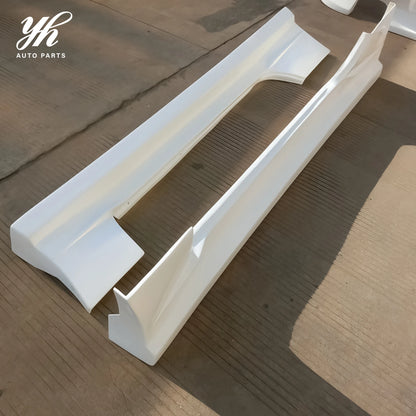 High Quality and Perfect Fit for 1997-1998 Silvia S14 Type-4 Works 9xx Side  Skirt Glass Fiber