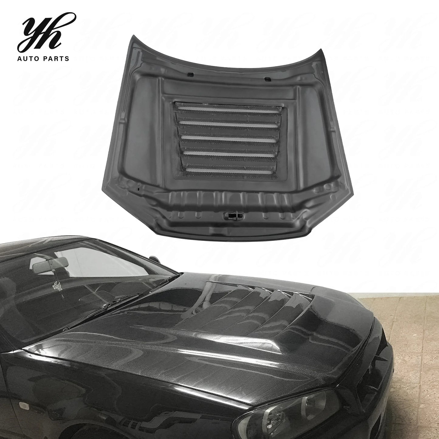 Carbon Fiber Engine Hood for Skyline R34 GTT