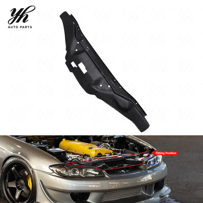 OEM Black for 1997-1998 Nissan S14A Silvia Kouki 200SX 240SX  Garage Defend Cooling Panel Carbon Fiber