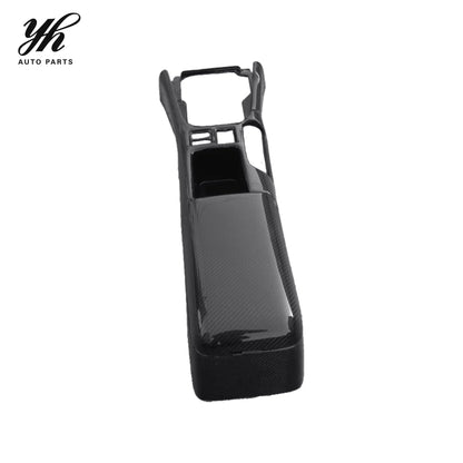 High Quality High Gloss Carbon Fiber RHD Centre Console Replacement WITH/ Armrest Cover for S14/S14A