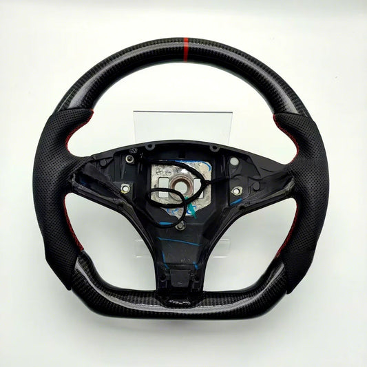 For Tesla Model X/S Modified Carbon Fiber Steering Wheel OLIVER Car Fitment 12-20 Year Interior Upgrade