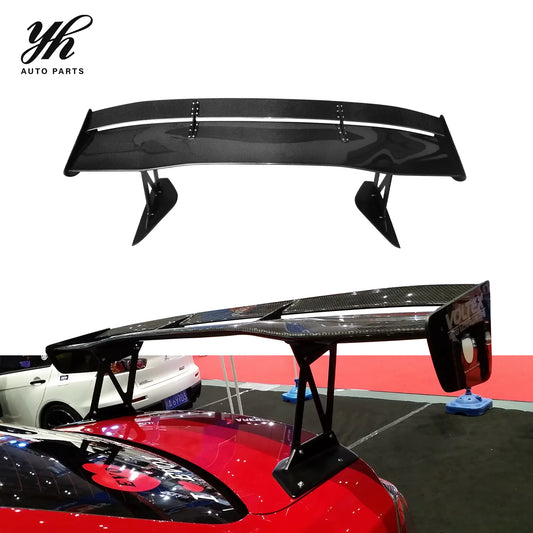 Bodykit Carbon Fiber GT Rear Spoiler Wing 1700 MM Fit for CF Lancer Evolution EVO 10 X  Cyber