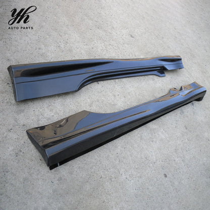 Yuhang High Quality New Black Replacement Side Skirts for 2008-2009 for 350Z Z33 Fairlady Nismo Version 1&2 Carbon Fiber