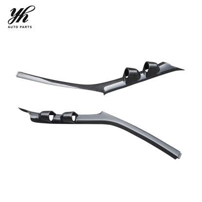 Factory Direct Sales Carbon Fiber  RHD A-Pillar Double Gauge Pod 52mm/60mm Fit for 1995-1998 Skyline R33 GTS GTR