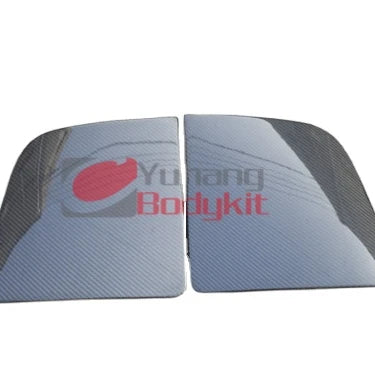 Black Carbon Fiber OEM High Gloss 3k Twill Weave Headlight Cover Replacement (Pair) for MR2 SW20 1990-1995-Yuhang Brand