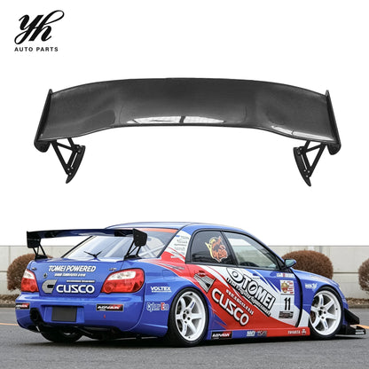 Yuhang GT Impreza GD WRX 7 8 9 GT 2002-2007 Carbon Fiber Rear Spoiler Wing Single Deck Black Subaru