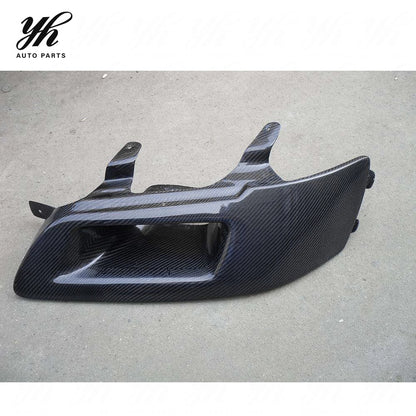 3K Twill Carbon Fiber LHS Headlight Air Intake Duct Replacement for Mitsubishi Lancer Evolution EVO 7 8 9 CT9A Tuning